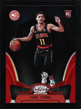 2018-19 Panini Certified - [Base] - Mirror Red #155 - Trae Young /299