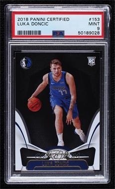 2018-19 Panini Certified - [Base] #153 - Luka Doncic [PSA 9 MINT]