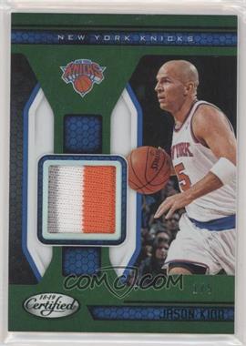 2018-19 Panini Certified - Materials - Mirror Green #MT-JKD - Jason Kidd /5