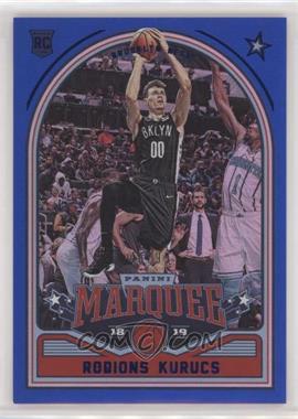 2018-19 Panini Chronicles - [Base] - Blue #236 - Marquee - Rodions Kurucs /99