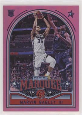 2018-19 Panini Chronicles - [Base] - Pink #237 - Marquee - Marvin Bagley III