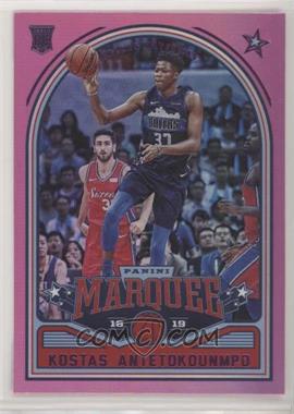 2018-19 Panini Chronicles - [Base] - Pink #262 - Marquee - Kostas Antetokounmpo