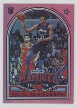 2018-19 Panini Chronicles - [Base] - Pink #262 - Marquee - Kostas Antetokounmpo [EX to NM]