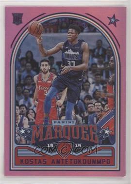 2018-19 Panini Chronicles - [Base] - Pink #262 - Marquee - Kostas Antetokounmpo