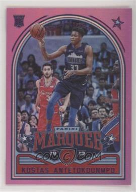 2018-19 Panini Chronicles - [Base] - Pink #262 - Marquee - Kostas Antetokounmpo