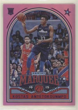 2018-19 Panini Chronicles - [Base] - Pink #262 - Marquee - Kostas Antetokounmpo