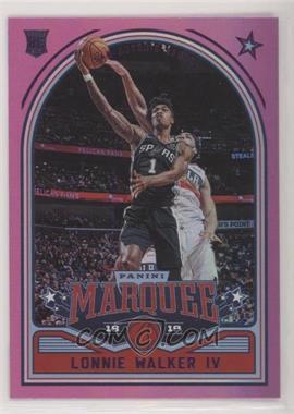 2018-19 Panini Chronicles - [Base] - Pink #266 - Marquee - Lonnie Walker IV