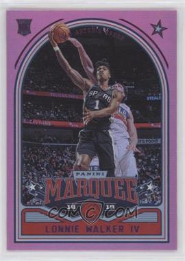 2018-19 Panini Chronicles - [Base] - Pink #266 - Marquee - Lonnie Walker IV