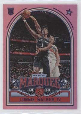 2018-19 Panini Chronicles - [Base] - Pink #266 - Marquee - Lonnie Walker IV