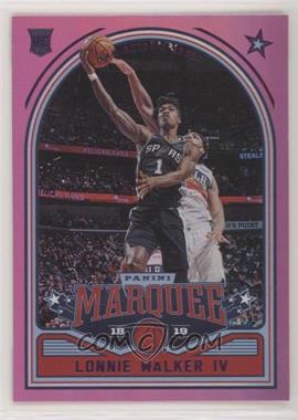 2018-19 Panini Chronicles - [Base] - Pink #266 - Marquee - Lonnie Walker IV