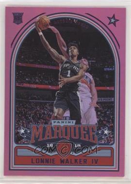 2018-19 Panini Chronicles - [Base] - Pink #266 - Marquee - Lonnie Walker IV