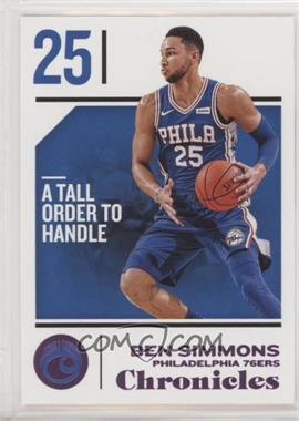 2018-19 Panini Chronicles - [Base] - Pink #8 - Ben Simmons