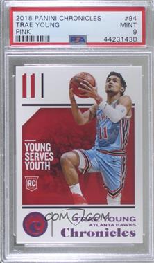 2018-19 Panini Chronicles - [Base] - Pink #94 - Trae Young [PSA 9 MINT]