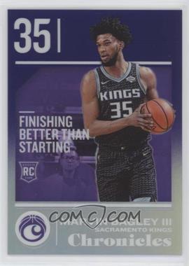 2018-19 Panini Chronicles - [Base] - Purple #516 - Rookies - Marvin Bagley III /49