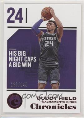 2018-19 Panini Chronicles - [Base] - Red #12 - Buddy Hield /149