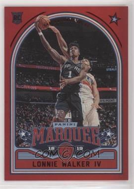 2018-19 Panini Chronicles - [Base] - Red #266 - Marquee - Lonnie Walker IV /149