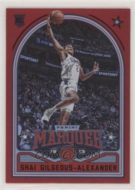 2018-19 Panini Chronicles - [Base] - Red #267 - Marquee - Shai Gilgeous-Alexander /149