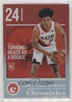 Rookies - Anfernee Simons [EX to NM] #/149