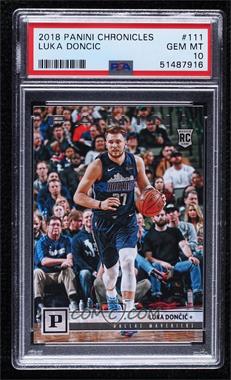 2018-19 Panini Chronicles - [Base] #111 - Panini - Luka Doncic [PSA 10 GEM MT]