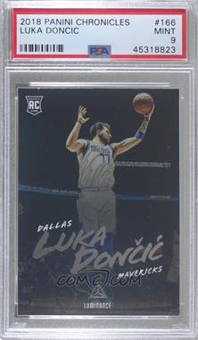 2018-19 Panini Chronicles - [Base] #166 - Luminance - Luka Doncic [PSA 9 MINT]