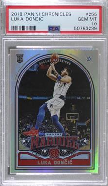 2018-19 Panini Chronicles - [Base] #255 - Marquee - Luka Doncic [PSA 10 GEM MT]
