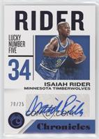 Isaiah Rider #/25