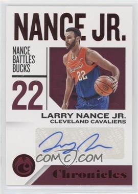 2018-19 Panini Chronicles - Chronicles Signatures - Red #CS-LN - Larry Nance Jr.