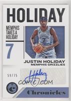 Justin Holiday #/75