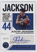 Justin Jackson #/75