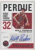 Will Perdue #/75