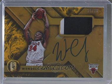 2018-19 Panini Chronicles - Gold Standard Rookie Jersey Autographs - Prime #GS-WCJ - Wendell Carter Jr. /25