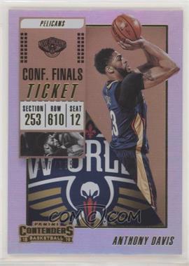 2018-19 Panini Contenders - [Base] - Conference Finals Ticket #81 - Anthony Davis /135