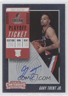 2018-19 Panini Contenders - [Base] - Playoff Ticket #125.2 - Variation - Gary Trent Jr. /35