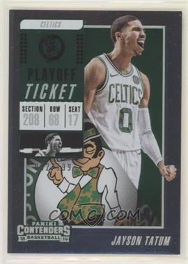 2018-19 Panini Contenders - [Base] - Playoff Ticket #52 - Jayson Tatum /199