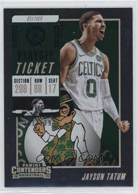 2018-19 Panini Contenders - [Base] - Playoff Ticket #52 - Jayson Tatum /199