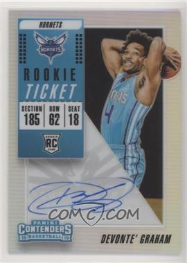 2018-19 Panini Contenders - [Base] - Premium Edition Silver Prizm #115.2 - Variation - Devonte' Graham