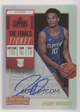 2018-19 Panini Contenders - [Base] - The Finals Ticket #126.1 - Base - Jerome Robinson /49