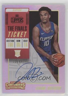 2018-19 Panini Contenders - [Base] - The Finals Ticket #126.1 - Base - Jerome Robinson /49