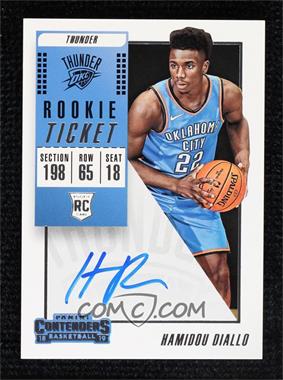 2018-19 Panini Contenders - [Base] #107.1 - Base - Hamidou Diallo