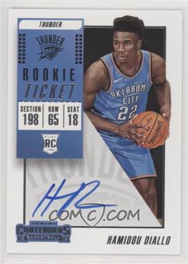 2018-19 Panini Contenders - [Base] #107.1 - Base - Hamidou Diallo