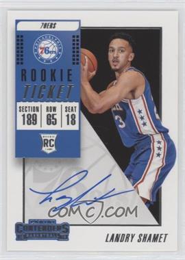 2018-19 Panini Contenders - [Base] #131.2 - Variation - Landry Shamet