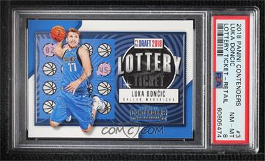 2018-19 Panini Contenders - Lottery Ticket - Retail #3 - Luka Doncic [PSA 8 NM‑MT]