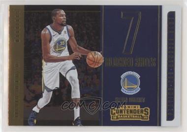 2018-19 Panini Contenders - Playing the Numbers Game #19 - Kevin Durant