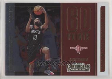 2018-19 Panini Contenders - Playing the Numbers Game #2 - James Harden