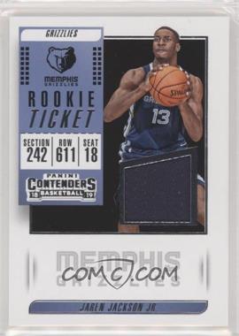 2018-19 Panini Contenders - Rookie Ticket Swatches #RT-JJJ - Jaren Jackson Jr.