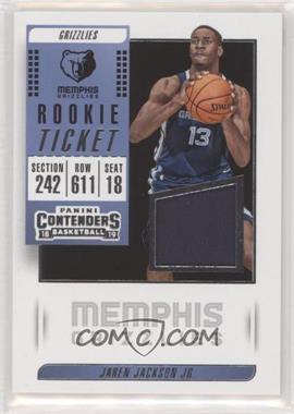 2018-19 Panini Contenders - Rookie Ticket Swatches #RT-JJJ - Jaren Jackson Jr.