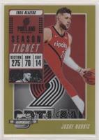 Season Ticket - Jusuf Nurkic #/10