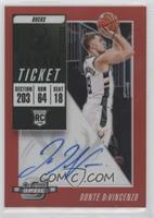 Rookie Season Ticket - Donte DiVincenzo [EX to NM] #/149