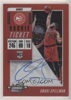 Rookie Variation Season Ticket - Omari Spellman #/99