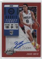 Rookie Season Ticket - Zhaire Smith #/149